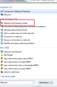 Network and Sharing Link Network and Sharing Link