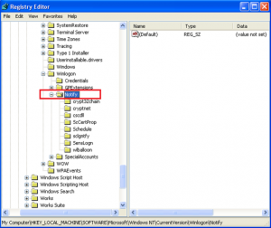 Notify folder in registry Notify folder in registry