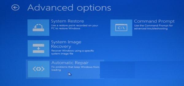 computer stuck windows advanced options menu 88