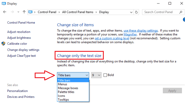 change windows 10 desktop icon text color