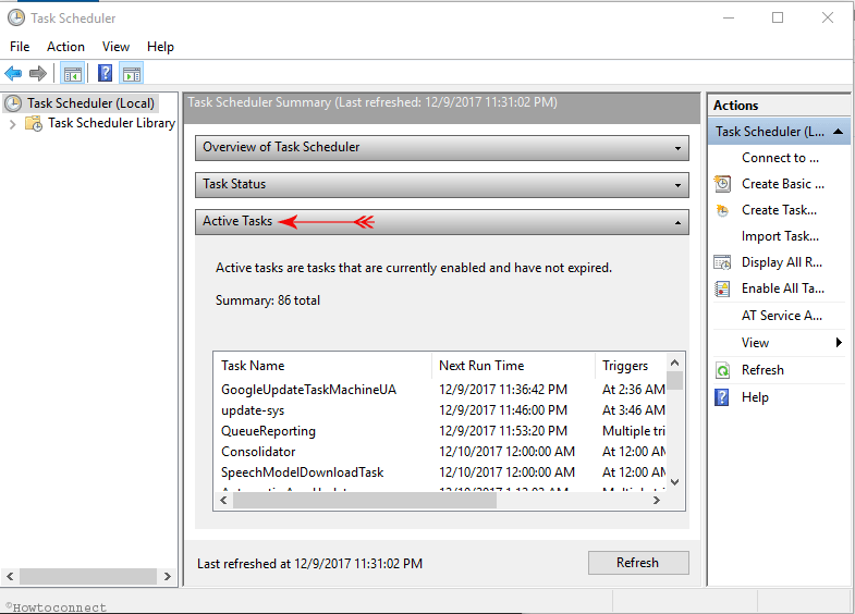 Windows 10 Task Scheduler Access, Functions, Operation, Summary