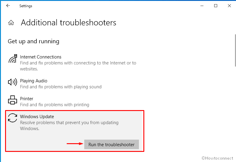 0x80070003 - Run Windows update troubleshooter