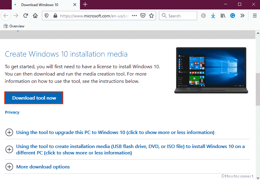 0x800f081f - Download media creation tool