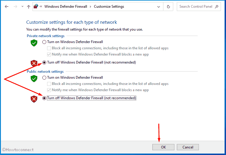 0x80242016 - Turn off Windows Defender Firewall