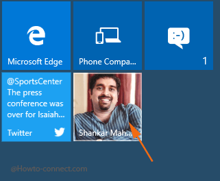 Pinned Artist from VLC app Windows 10 Start Menu