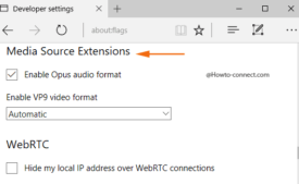 Media Source Extensions Opus and VP9