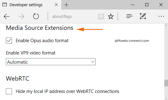 Media Source Extensions Opus and VP9
