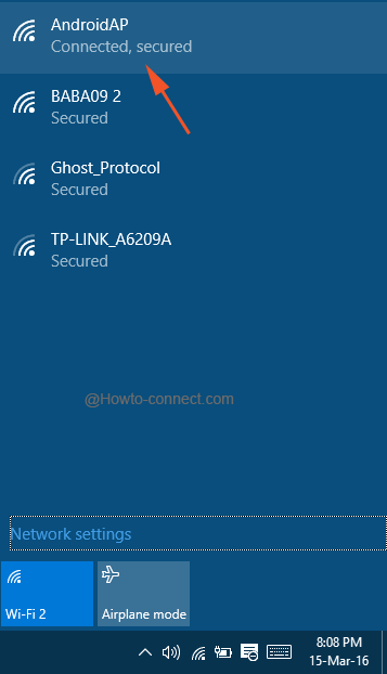 WiFi reconnected after password reset