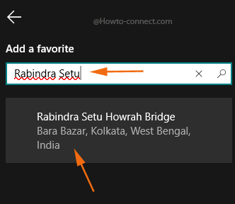 Add a Favorite place Windows 10 Cortana