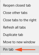 How to Pin and Unpin Tabs in Edge Browser