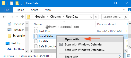 Open with Local State