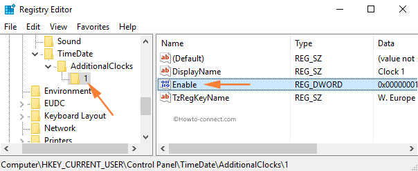 Double-click Enable DWORD