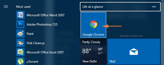 Fixed Google Chrome icon Too Large in Windows 10