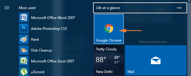 Google Chrome icon Too Large in Windows 10