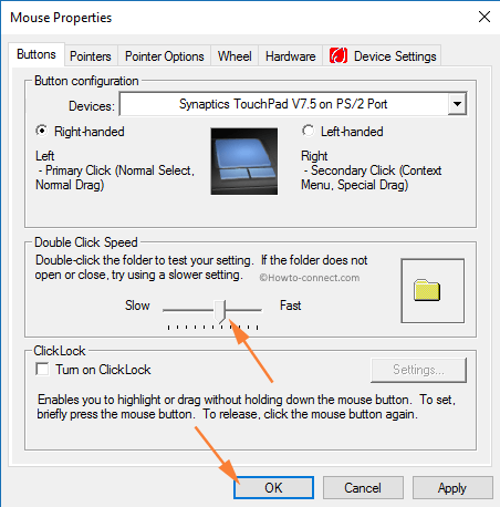 Accelerate Mouse Double Click Speed on Windows 10