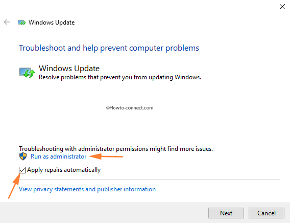 windows update you need to provide administrator permission