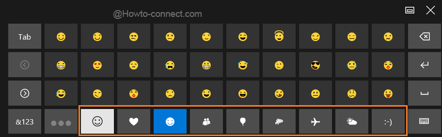 Groups of emojis