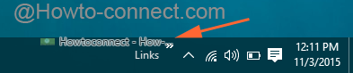 Drop web page link at Links in Taskbar