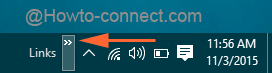 Links forward arrow