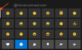 Select the desired emoji