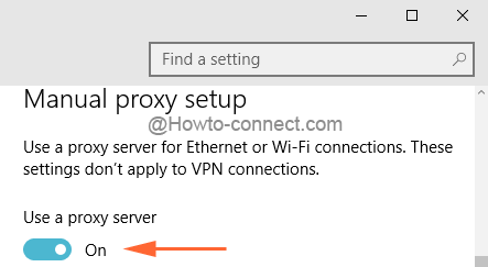 Use a proxy server slider