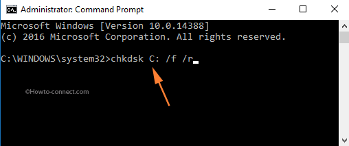 chkdsk command Windows 11 or 10