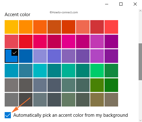 Automatically pick a color from my background