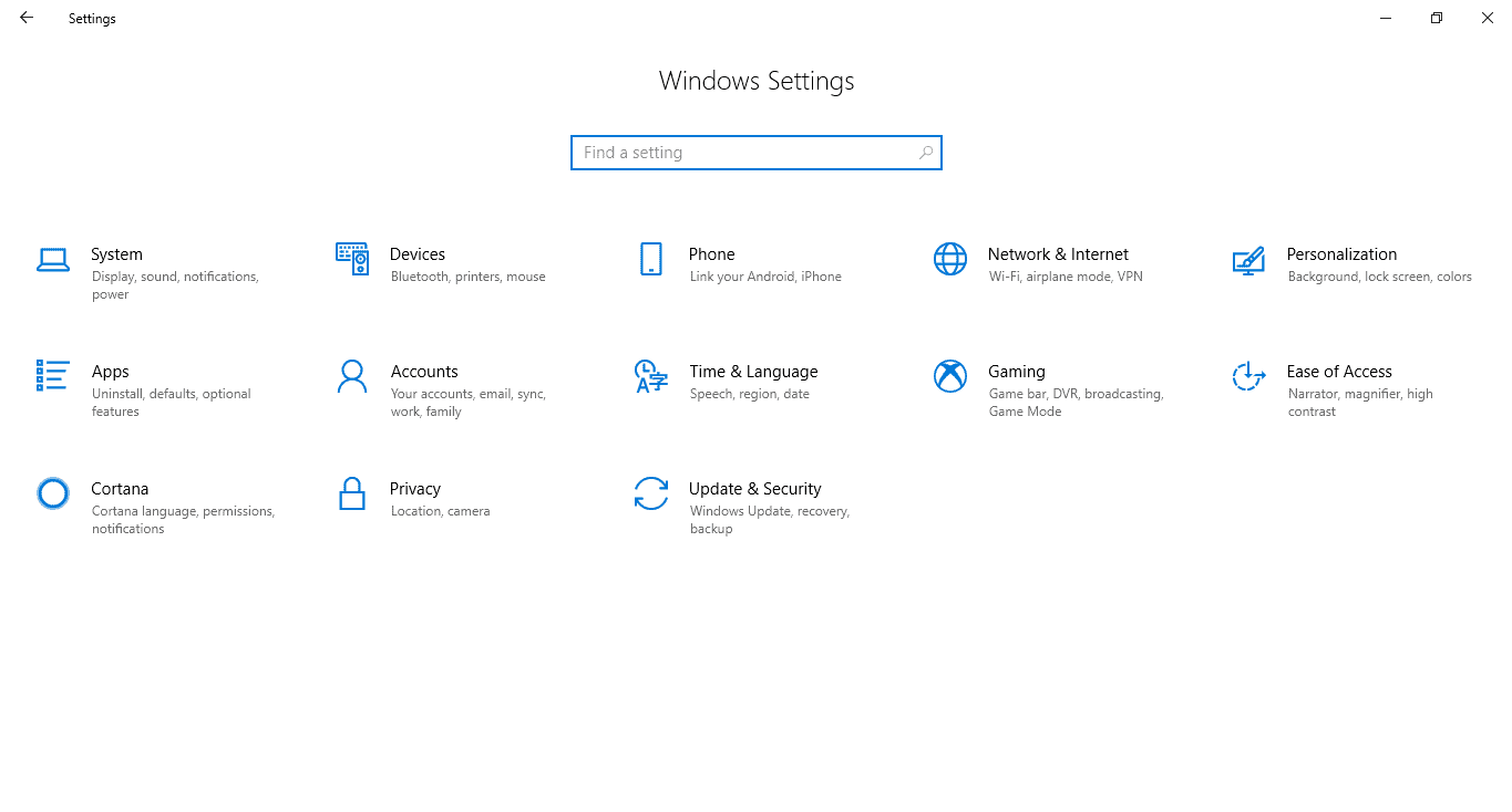 18 Ways to Open Windows Settings in Windows 10 image 1