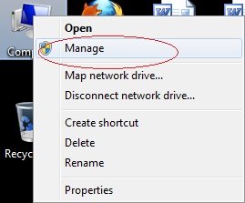 Manage Open from Computer Icon