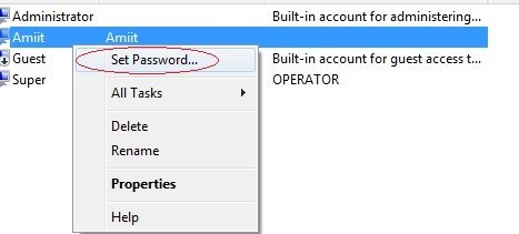 error in password creating Error in password creating