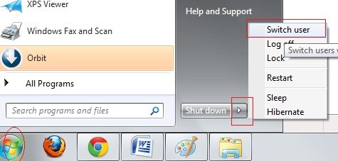 windows 7 switch User windows 7 switch User