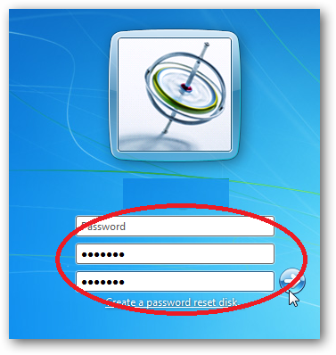 Change account Password Change account Password