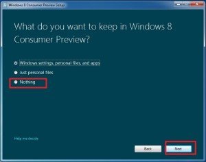 windows 8 nothing button windows 8 nothing button