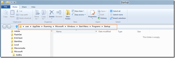  Add or Remove Programs in Startup in Windows 8