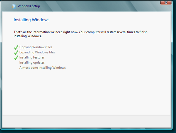 copy setup files process copy setup files process