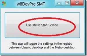 return in metro interface icon