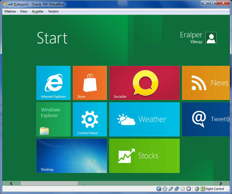 windows-8 start screen