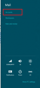 windows 8 charms bar setting