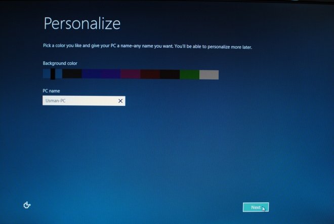 Personalize windows 8 Setting