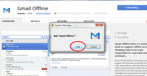 offline gmail app added