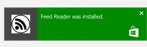 windows 8 paid apps installed message