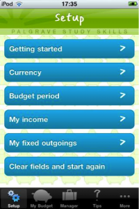 student budget planner app
