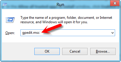 windows 8 group policy command How to Install Apps from Out of Windows 8 App Store