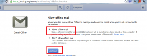 allow offline gmail