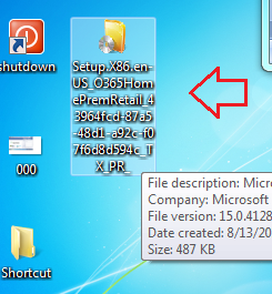 installer file of office 2013