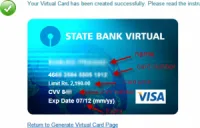 sbi virtual card