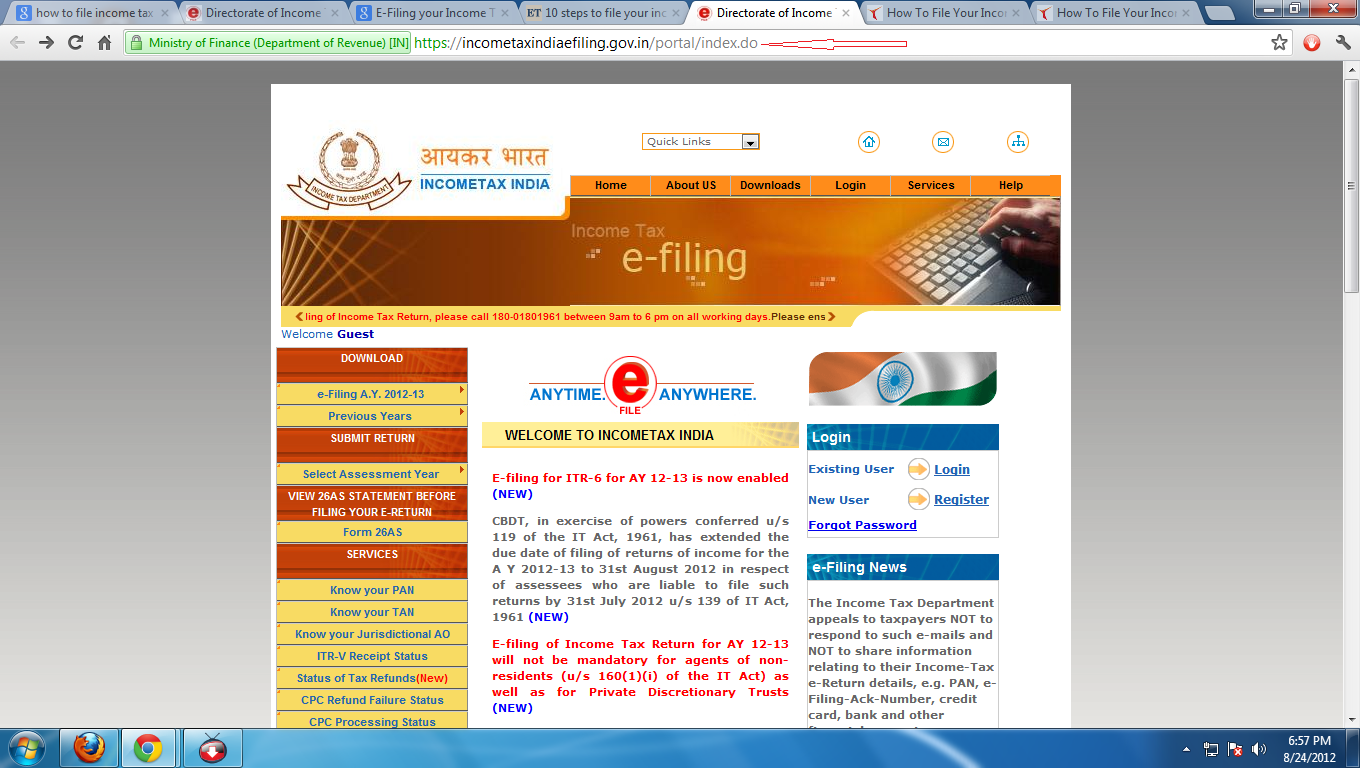 how-to-file-income-tax-return-online-in-india-2012-13