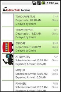 Android running Train Status App-3 android running train status app-3