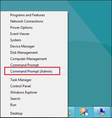 windows 8 command prompt menu