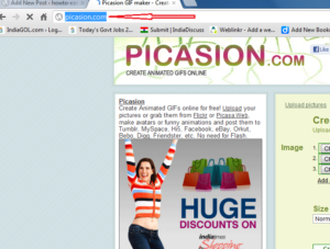 picasion web page